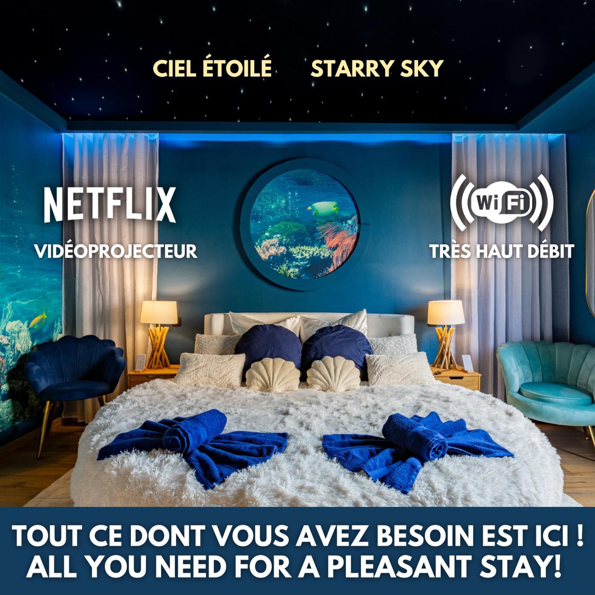 Lit Rond Tres Grand Et Confortable - Garage Possible Ou Parking Gratuit Rue - Gare 2 Min Et Ville 4 Min En Tram - Ciel Etoile - Netflix Videoprojecteur - Luxe Et Evasion Strasbourg Exterior photo
